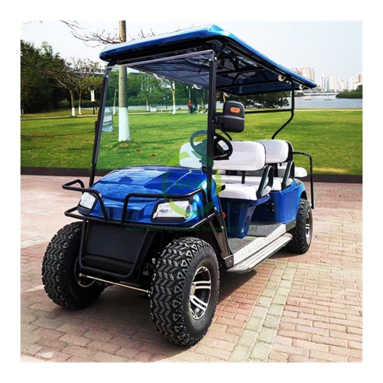 High Quality Solar Marine Ev Batteries Power Pack Motorized Foldable Push Gasoline Engine Golf Cart