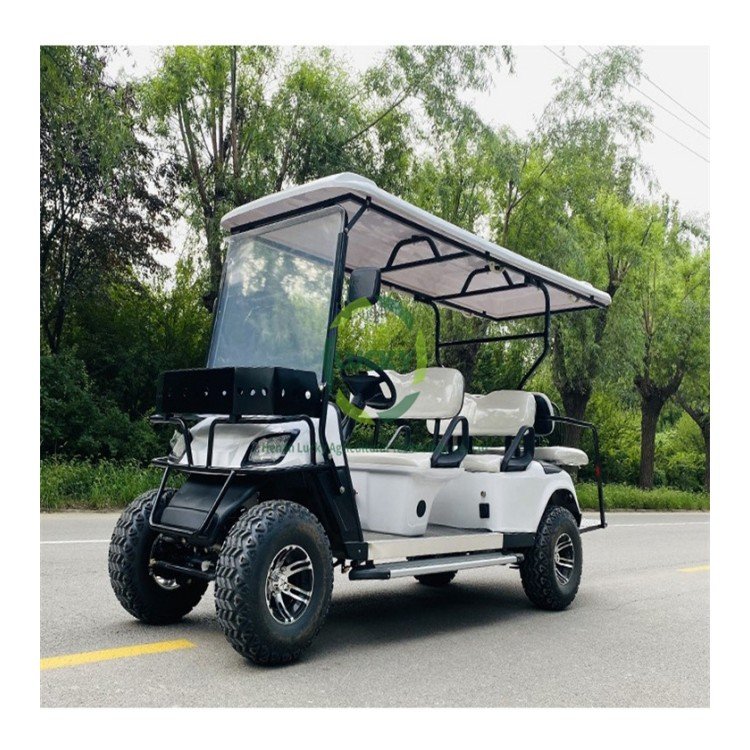 High Quality Solar Marine Ev Batteries Power Pack Motorized Foldable Push Gasoline Engine Golf Cart