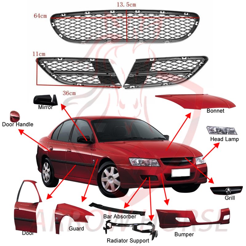 TAH Brand Auto Body Kit Car Grills Bumper Mesh Grille for SAIC MAXUS G10 G20 G50 G90 RG10 Panel Van