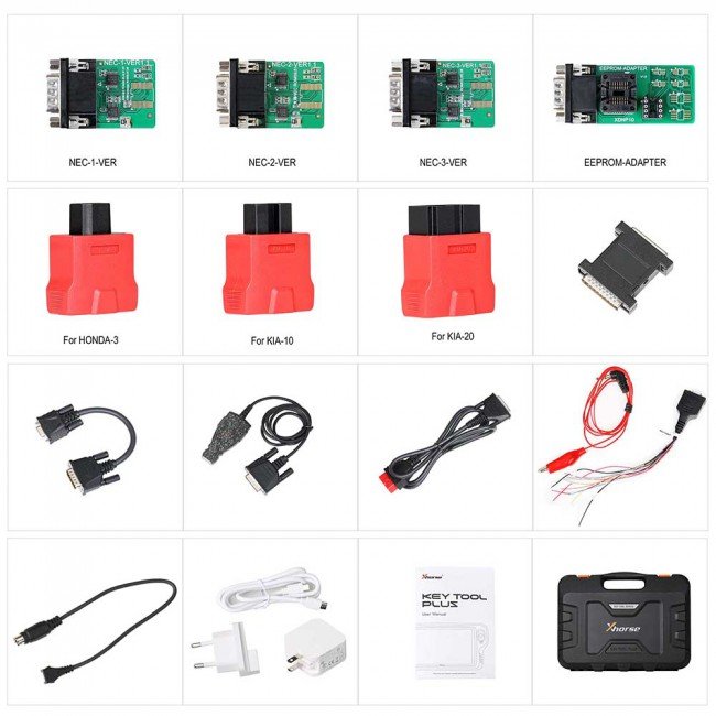 Xhorse VVDI Key Tool Plus Pad Full Configuration (Global Version) Plus GODIAG Key Tool Plus Practical Instruction 1&2 Two Books