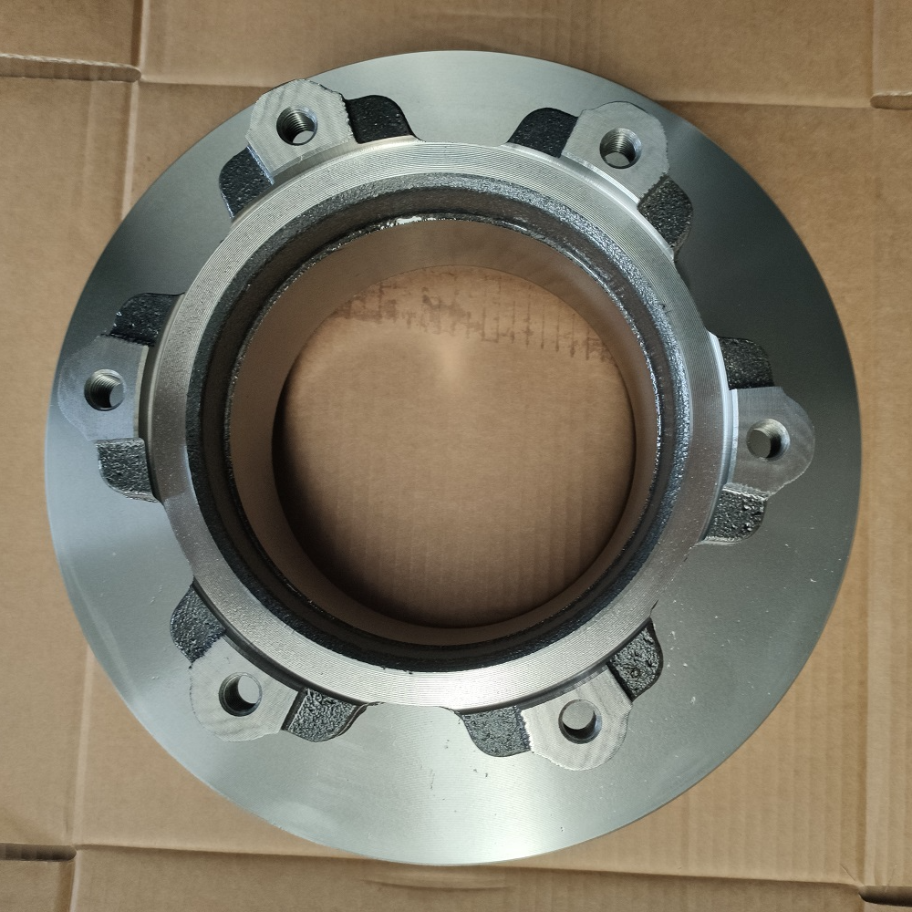 Front Vented Hat Type Truck Brake Disc OE A6694210512 T2 Vario 6 Holes Rotor