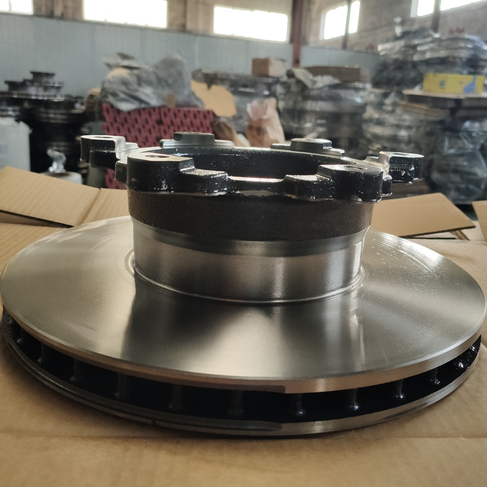 Front Vented Hat Type Truck Brake Disc OE A6694210512 T2 Vario 6 Holes Rotor