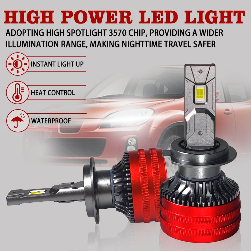 CAROLYN in Stock 130W LED Car Lights H4 H13 9005/HB3 9006/HB4 H7 H18 Led Auto Light with Copper Tubes H11 Led Bulbs for Car