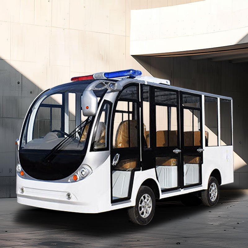 8 Seater Enclosed Luxury 4 Wheel Mini Tourist Sightseeing Bus Tourist Electric Coach Street Legal Golf Sightseeing Car