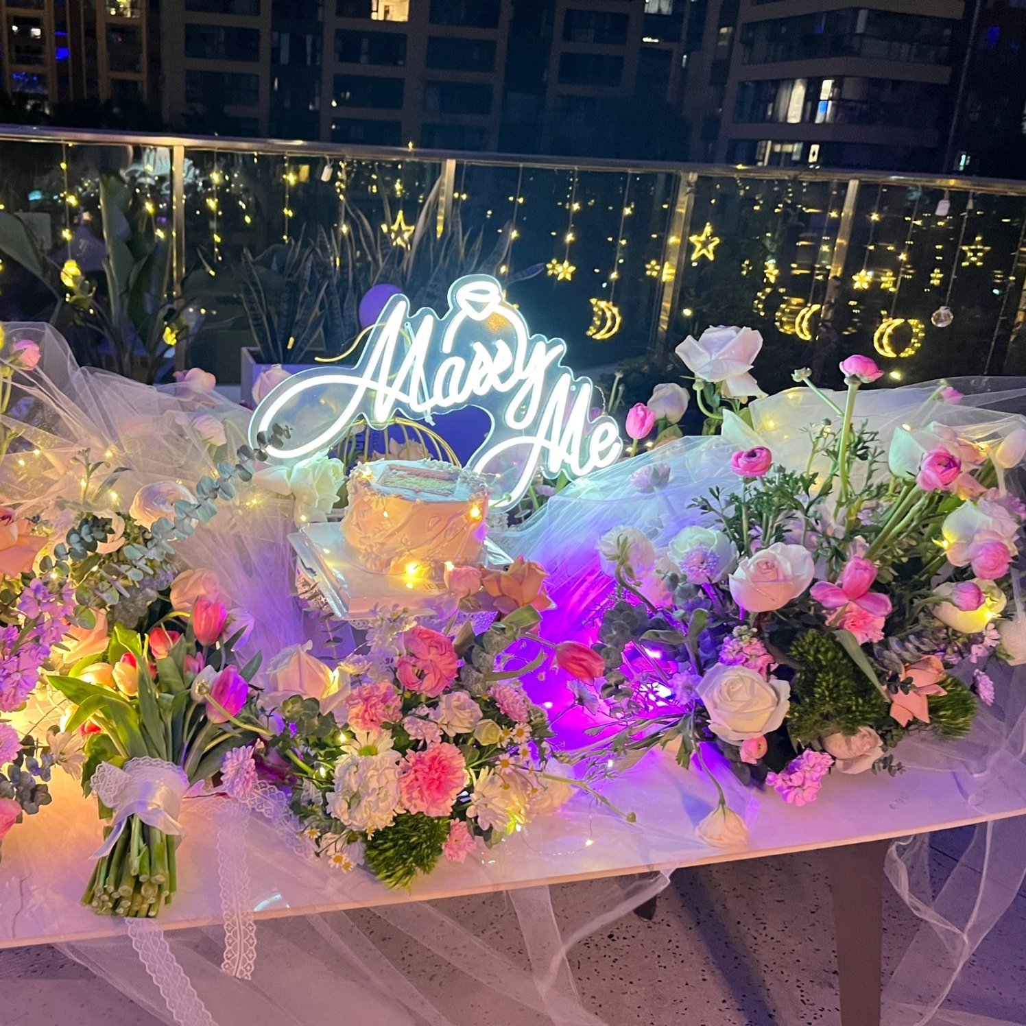 Wedding Party Acrylic Electronic Signs for Outdoor Party Wall Decoration Led Lighting up Sign for Party Lighting Decoration