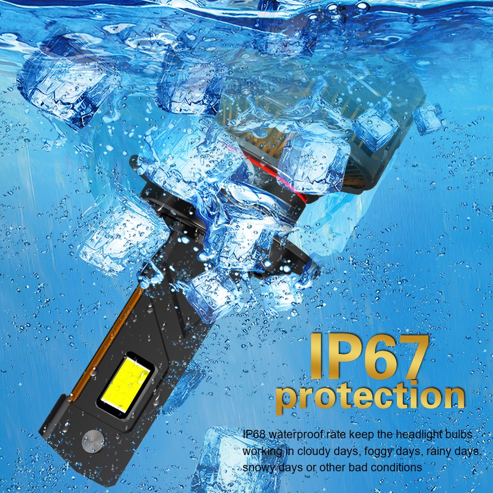 New Arrive U6 Auto Lighting System H11 Car LED Headlight 240W 24000lm Headlamp Super Bright H7 LED Head Light Bulb
