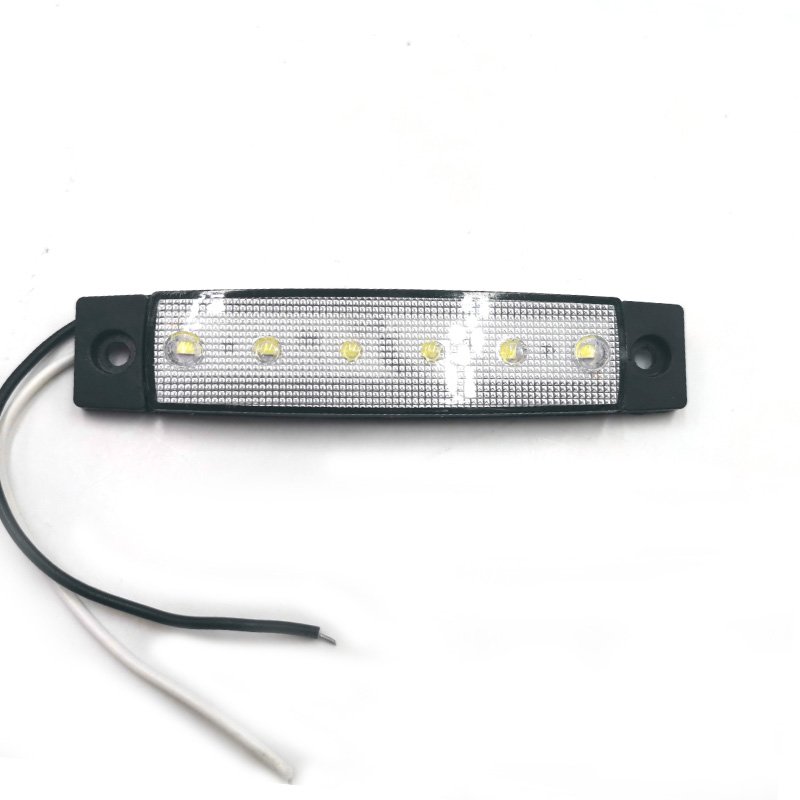 6 LED Side Marker Light Indicator Light for Truck Trailer RV Cab Boat Bus Lorry Clearance Light