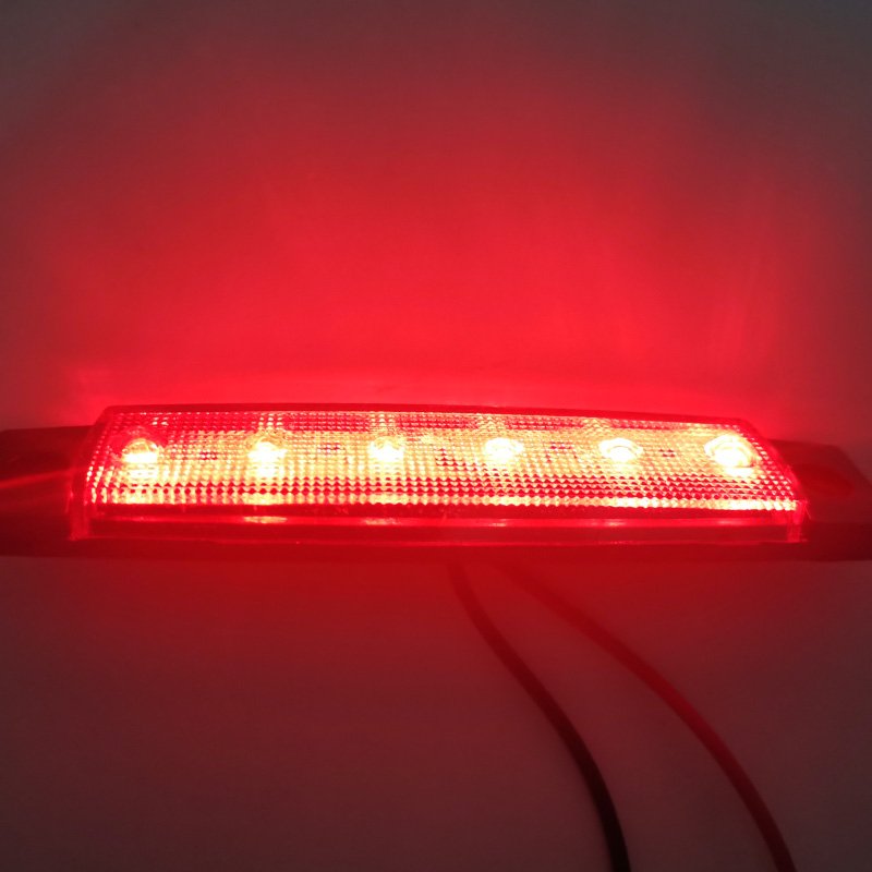 6 LED Side Marker Light Indicator Light for Truck Trailer RV Cab Boat Bus Lorry Clearance Light