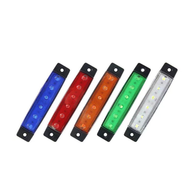 6 LED Side Marker Light Indicator Light for Truck Trailer RV Cab Boat Bus Lorry Clearance Light