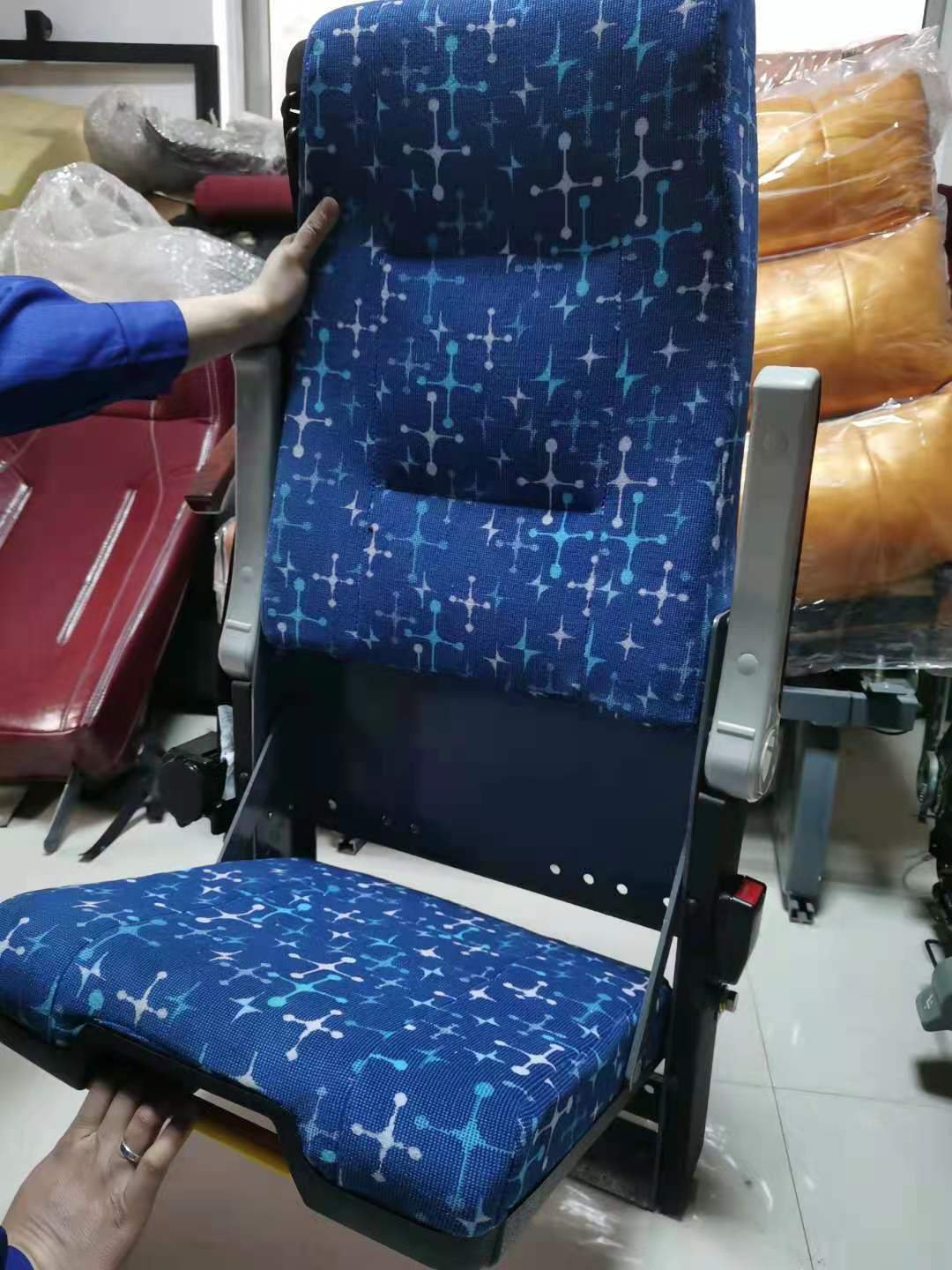Factory Folding Jump Seat for Turist Bus Ambulance