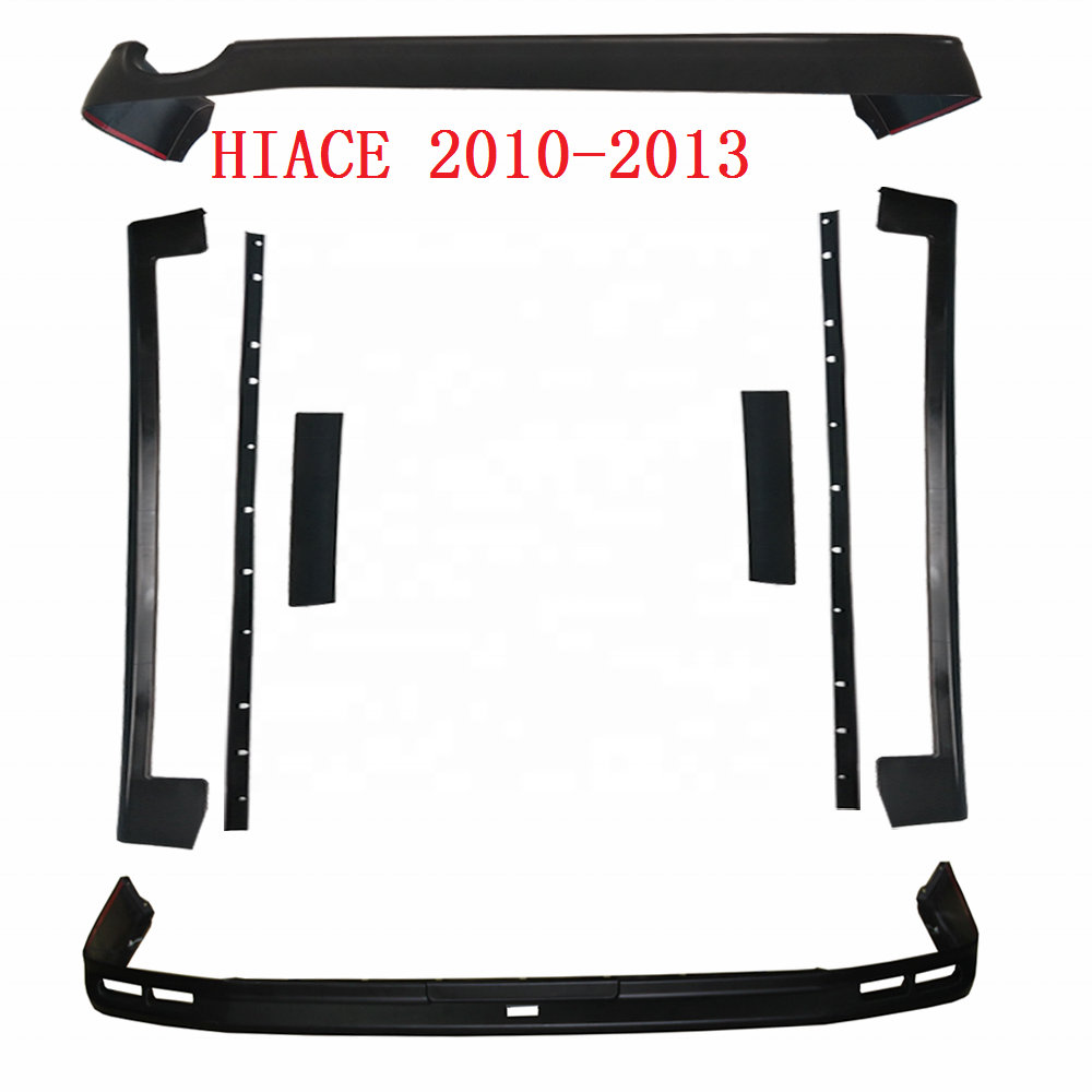 KDH Car Parts Hiace 200 Bumper Japanese Car Body Kits Hiace Van Car Surrounded for Wide Body Narrow Body 2014-2018