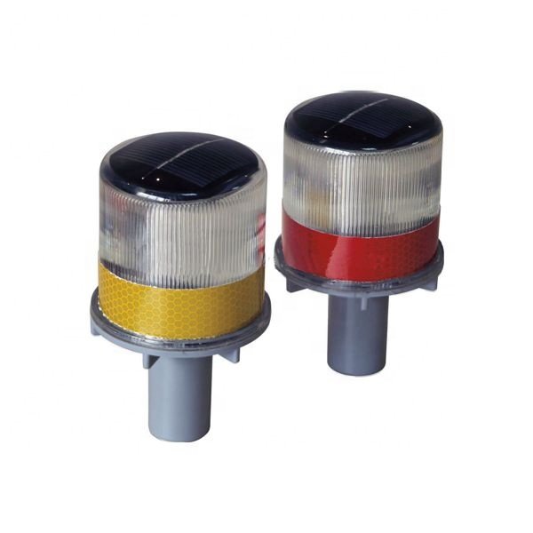 Barricade Solar LED Signal Lighting Traffic Road Cone Stud Safety Flashing Warning Beacon Light Blinkers Strobe Lights