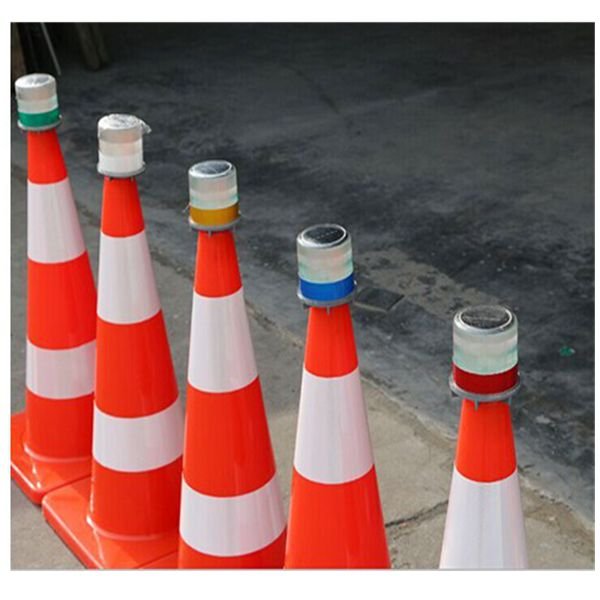 Barricade Solar LED Signal Lighting Traffic Road Cone Stud Safety Flashing Warning Beacon Light Blinkers Strobe Lights