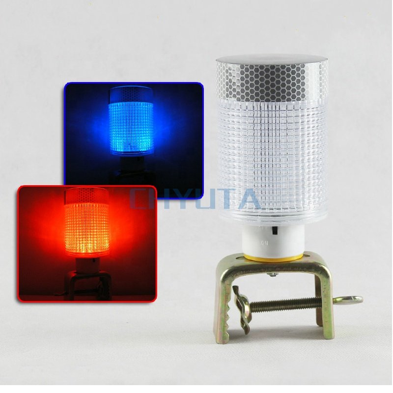 Solar 12V/24V Industrial LED Safety Beacon Lights for Vehicle Forklift Postal Truck UTV Car Warning Flashing Lights Beacon Light