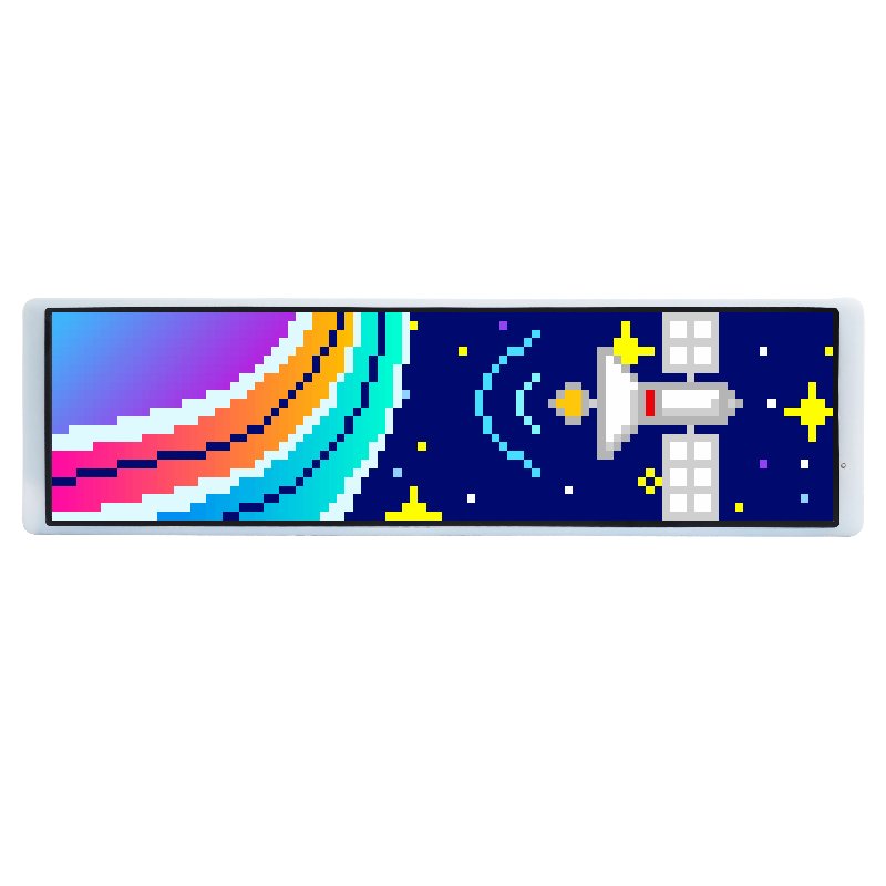 Programmable LED Flexible Display for Vehicles - Real-time Voice Input Demon Eyes Beat-Driven Lighting App Control Pixel Art