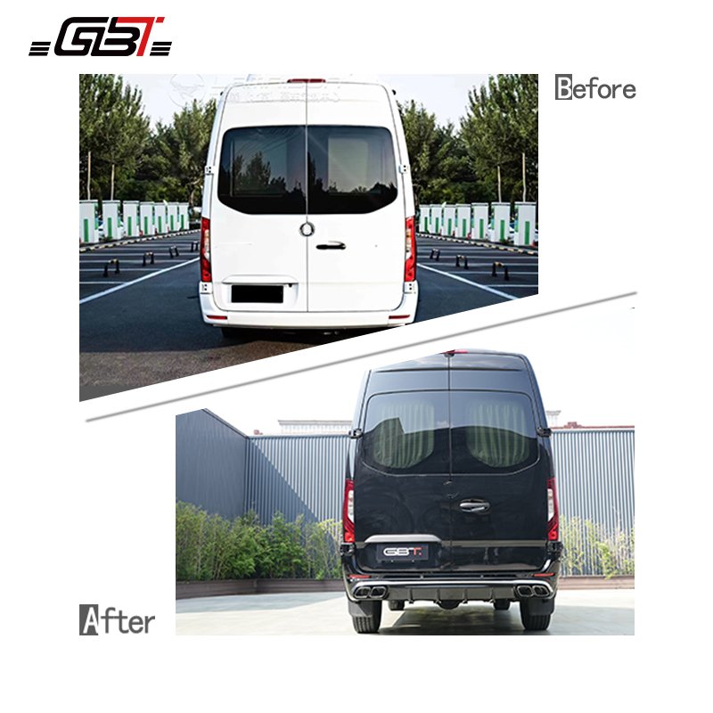 GBT 2024 Mercedes Sprinter W907 Bumper Headlight Conversion Kit for Mercedes Benz Sprinter 2018-2023 W907 Car Accessories
