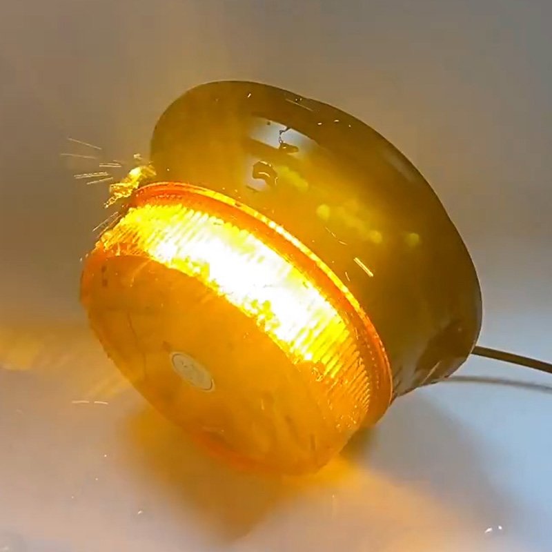 LED Beacon Strobe Light Emergency Rotating Light with Magnetic Base for Construction Trucks and other auto lighting systems
