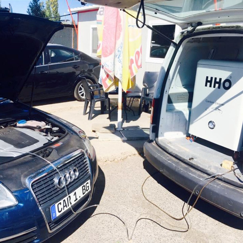 Eco Mobile Business Car Carbon Cleaner 2000L/H HHO Catalytic Converter Hydrogen Engine Carbon Deposits Cleaning Machine