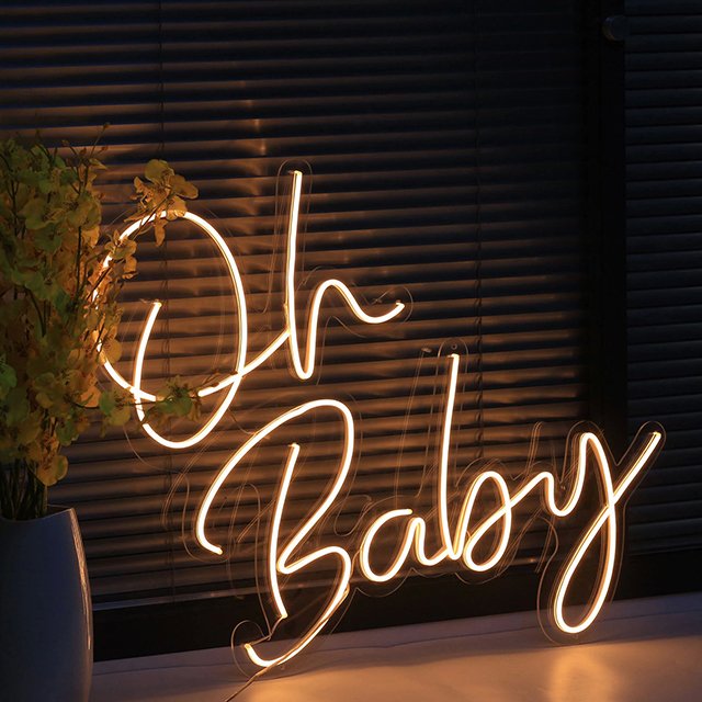 Rebow Drop Shipping No Moq Waterproof Banana Led Neon Signs for Wall Decoration for Wedding Party Decor