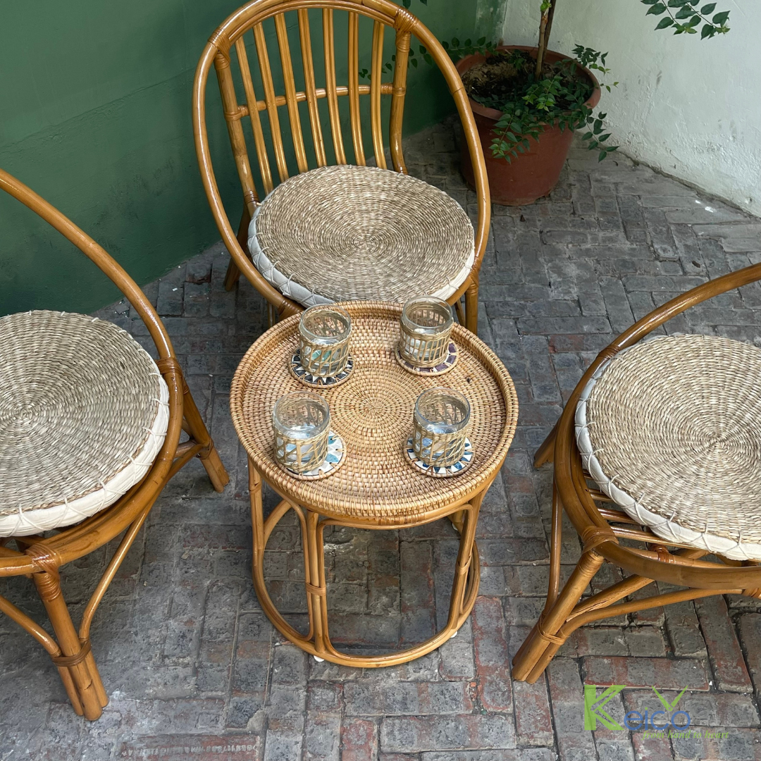 New Products for Spring 2023 Mosaic Decorative Round Coasters Handmade Natural Coasters for Kitchen Glass