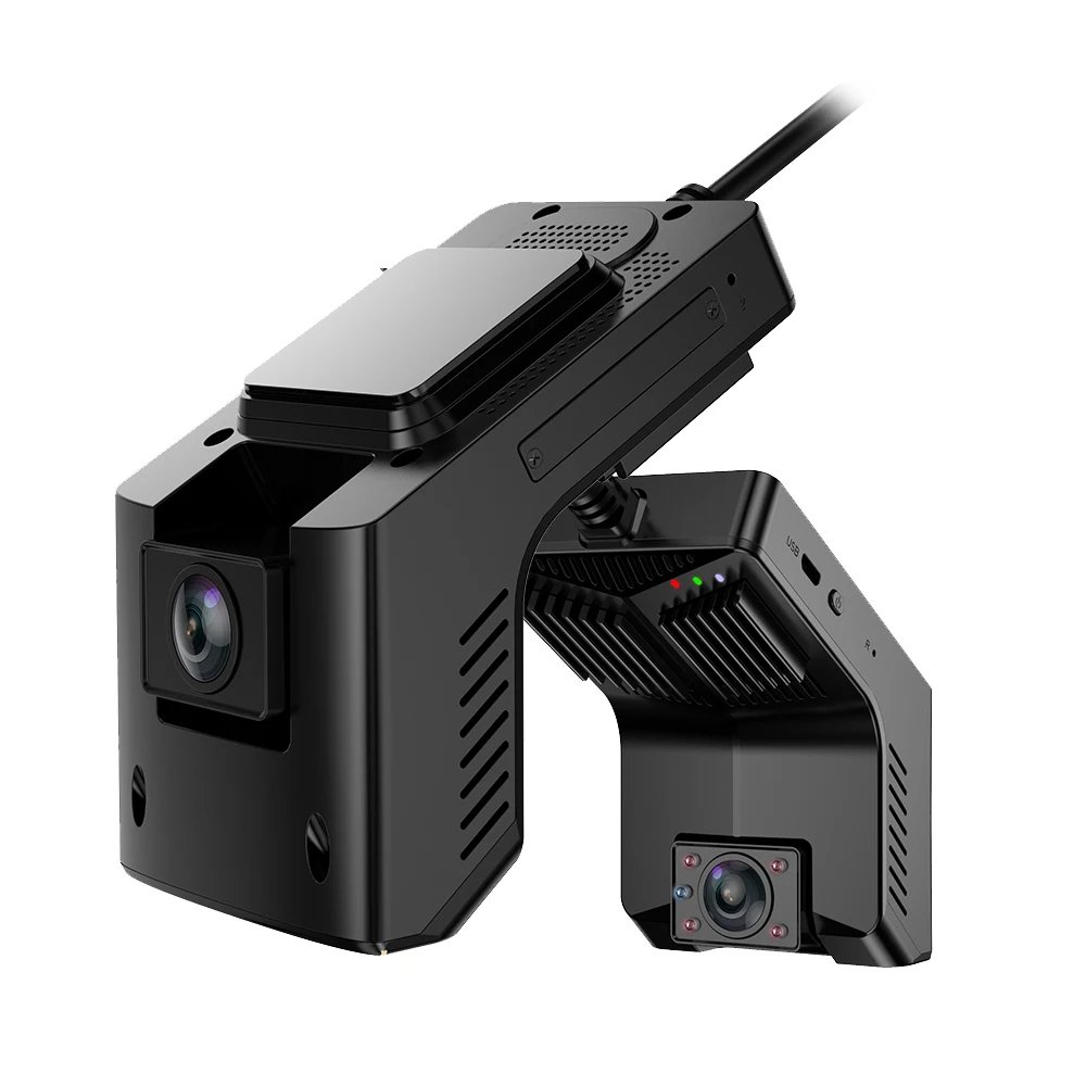 AI-Driven 4K 3-Camera Dashcam with Night Vision: GPS Tracking, WiFi for Comprehensive Car Security