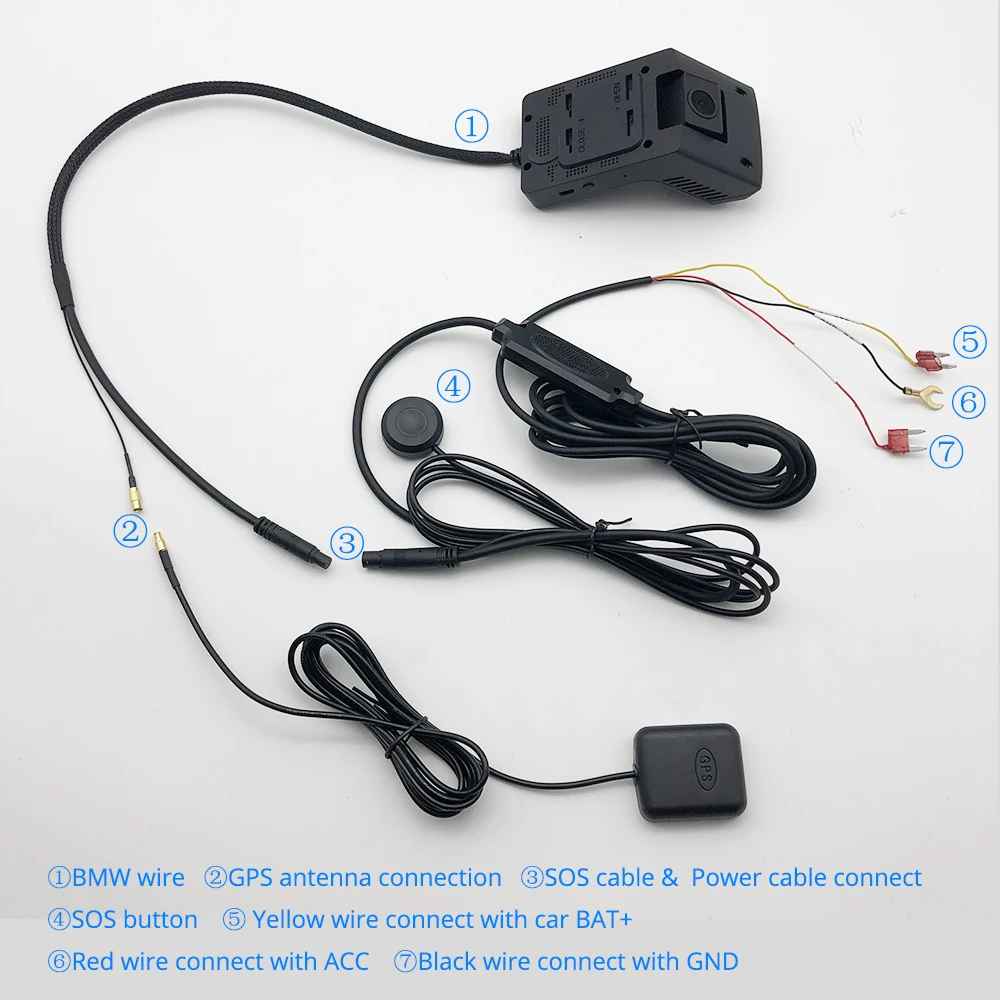 AI-Driven 4K 3-Camera Dashcam with Night Vision: GPS Tracking, WiFi for Comprehensive Car Security