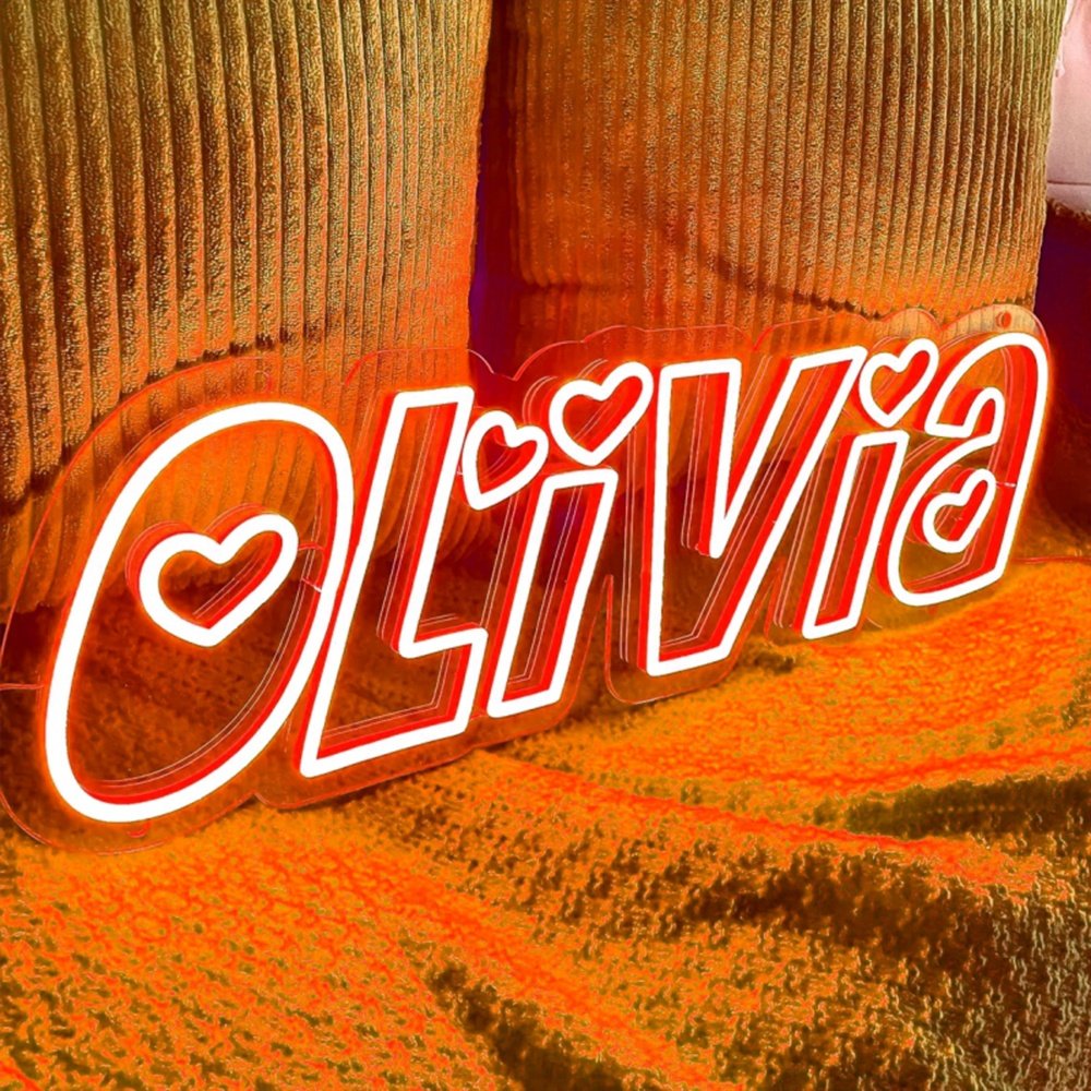 Custom Name Sign Led Light up Sign Store Name Business logo Bedroom Name Sign for Inner Wall Decoration