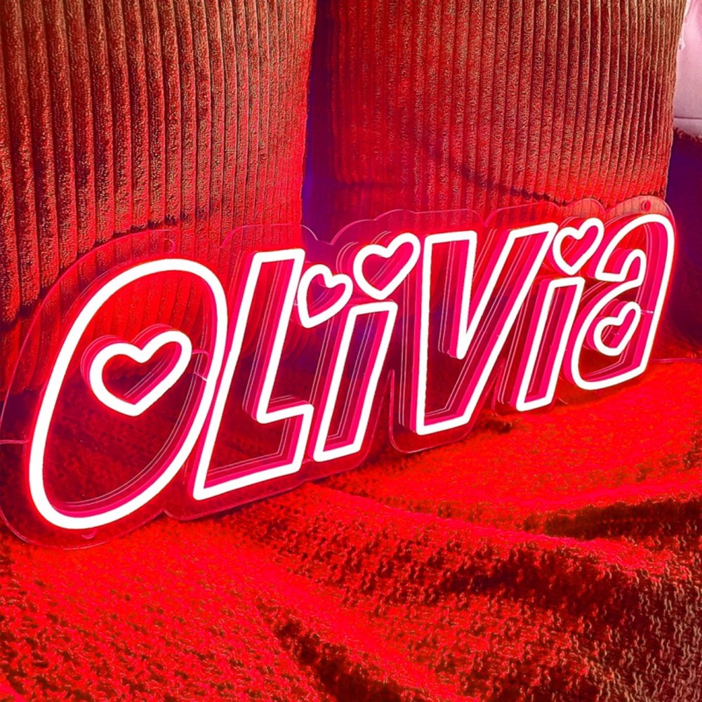 Custom Name Sign Led Light up Sign Store Name Business logo Bedroom Name Sign for Inner Wall Decoration