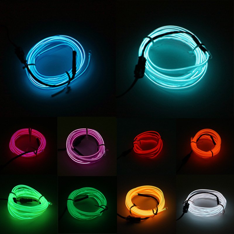 Yosovlamp EL Trailer 3 4 5 6 Full Car Set USB Drive Cigarette Lighter Car Decoration LED Light Line