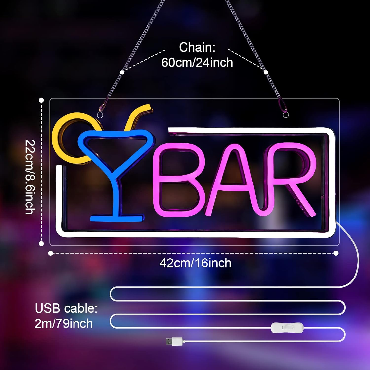 LED Neon Signs Lights Customizable for Wedding and Party Decor Energy-Efficient Bright Light with Remote Control