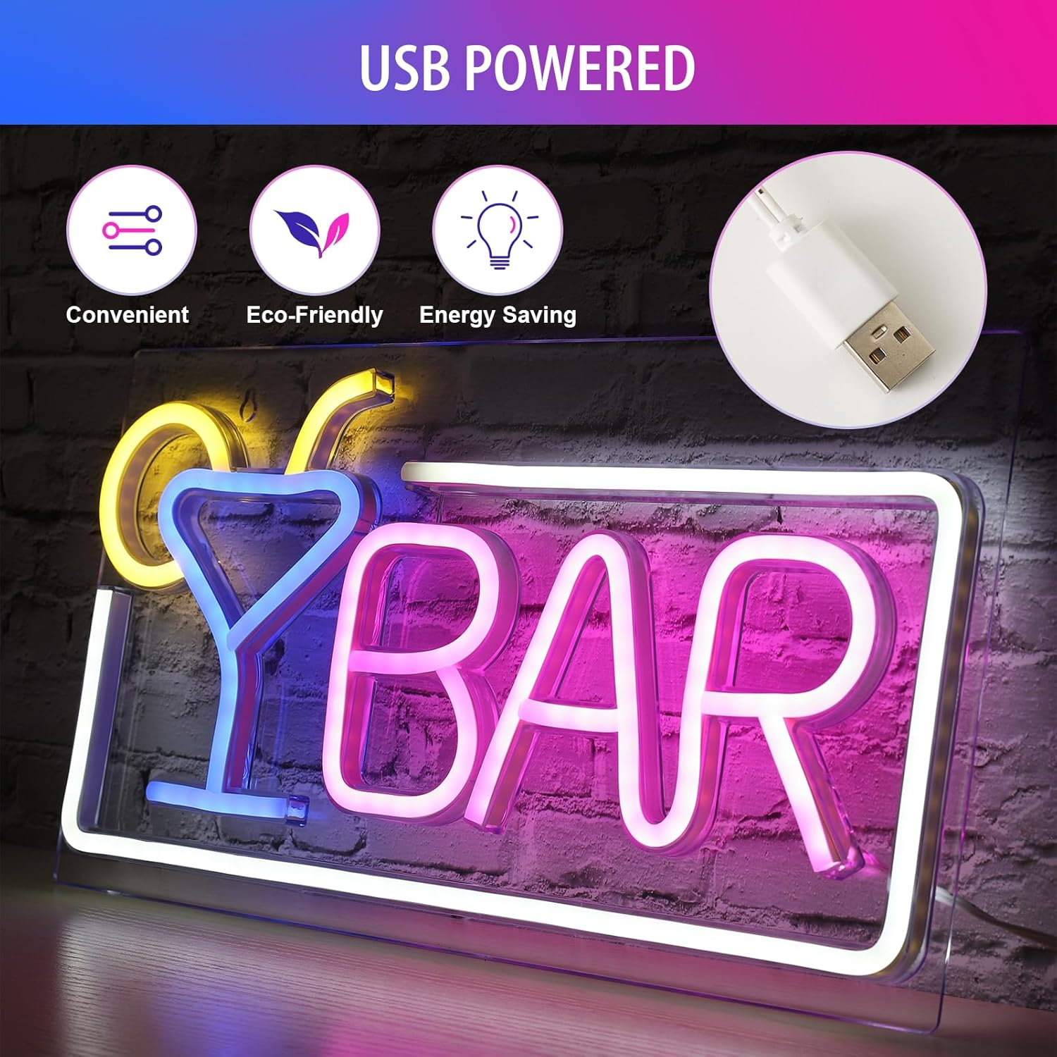 LED Neon Signs Lights Customizable for Wedding and Party Decor Energy-Efficient Bright Light with Remote Control