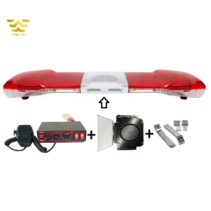 Lamp Accessory Wholesale Red Blue LED Warning Light With Horn Siren