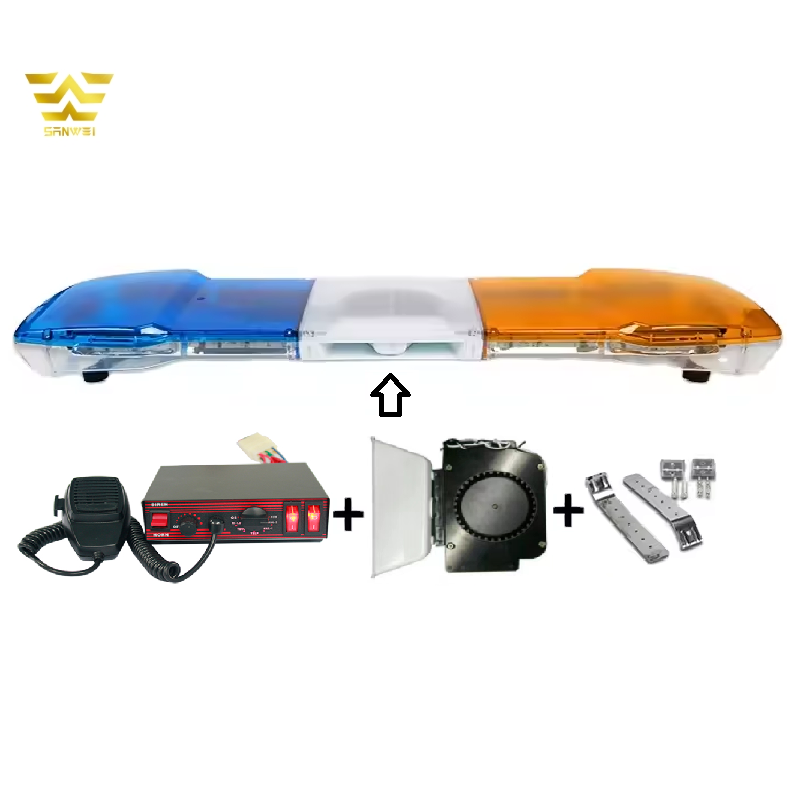 Lamp Accessory Wholesale Red Blue LED Warning Light With Horn Siren