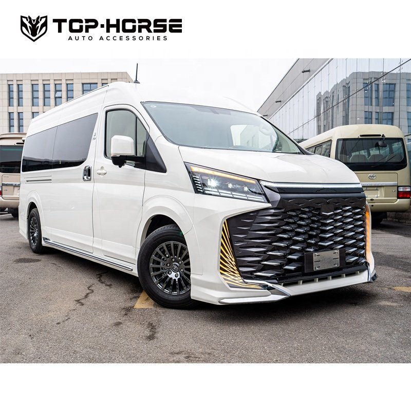 2023+ Hiace Exterior Body Kit Facelift Bumper Refit Parts MPV Van