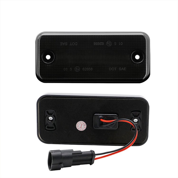 Ailead E4 CE RoHs 2PCS New Arrival Smoke LED Side Marker Light Side Marker Bumper for Fiat for Ducato 2016- for RENAULT Bus
