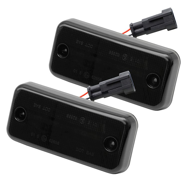 Ailead E4 CE RoHs 2PCS New Arrival Smoke LED Side Marker Light Side Marker Bumper for Fiat for Ducato 2016- for RENAULT Bus