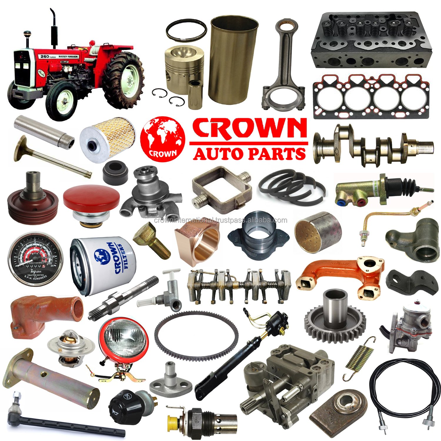 Factory Made High Quality Replacement Spare Parts Fits for Komaatssu Farm Tractor Engine Piston Part Example