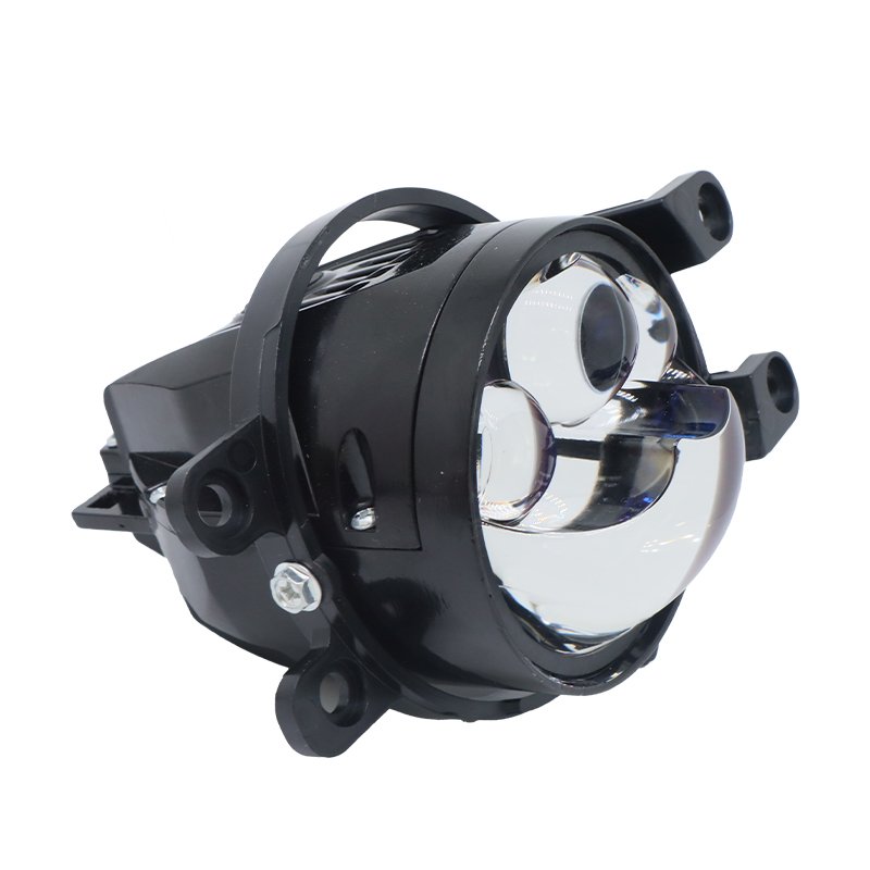 3-inch Three-direct Fog Head Light Single or Three-color High-definition Blue Film Dedicated or Universal Bracket 12V Fog Lamp