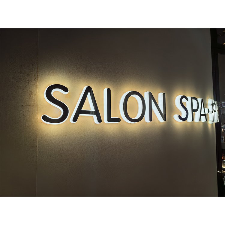 LED Illuminated Letters Signs Adverttising Custom Made 3D Illuminated Wall Stainless Steel Letters