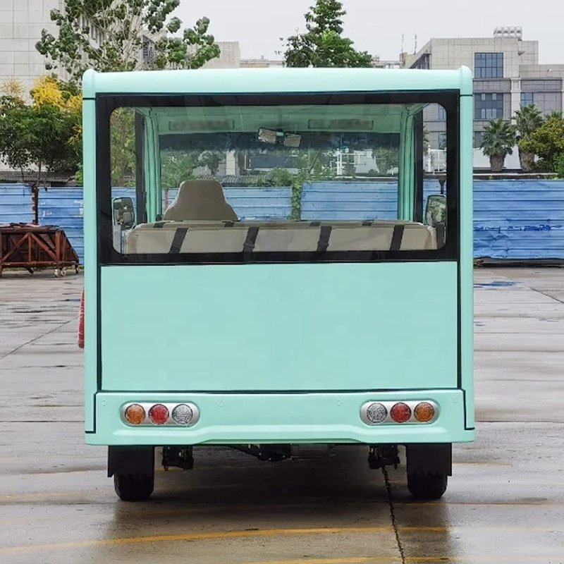 Electric Mini Car 72V Electric 4 Wheel Drive Electric Vintage 17 Seat Electric Mini Car Sightseeing Bus Car
