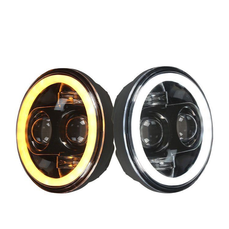 FDN 40w 5.75 Inch Motorcycle Lamp Laser Projector Led Fog Lights for Driving for Jeep Renegade Motorcycle Round LED Headlight