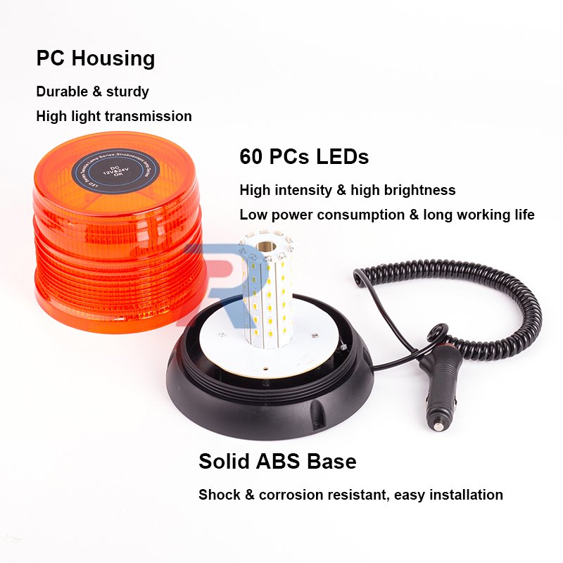 Super Bright Bus Heavy Truck Mining Industry Car Warning Strobe LED Beacon Light With High Power Low Consumption
