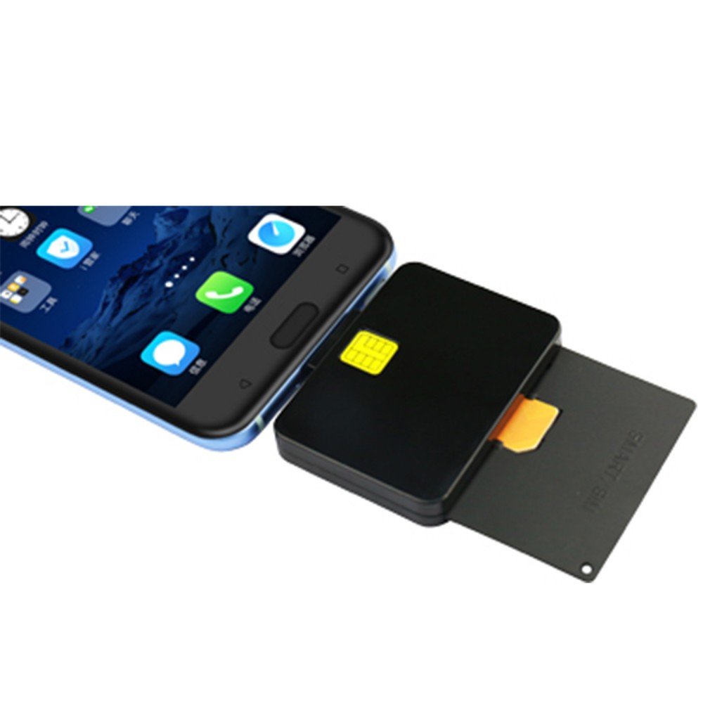 Hot Selling High Efficiency Smart Chip Card Readers With Type C Port Mobile Payment Accessory