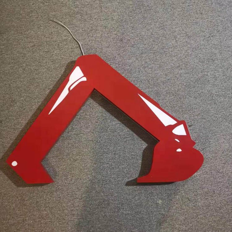 Waterproof Led Backlit Business Signs 3d Led Lighting Letters Backlit Metal logo Led Outdoor Signage