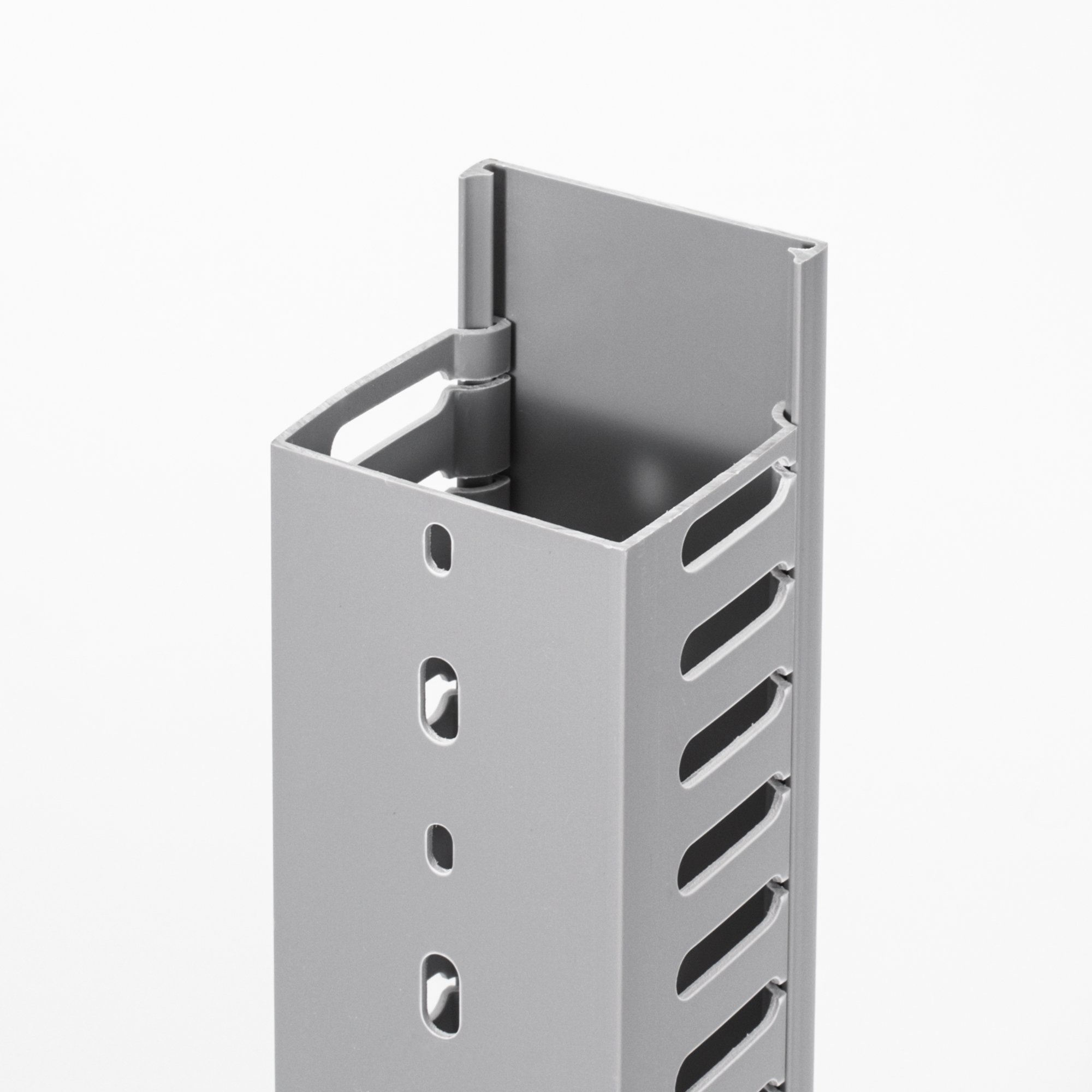 PVC Electrical Wire Sheathing Channel 100*100 PVC Plastic Wire Duct Cable Channel Cable Refurbishment Channel