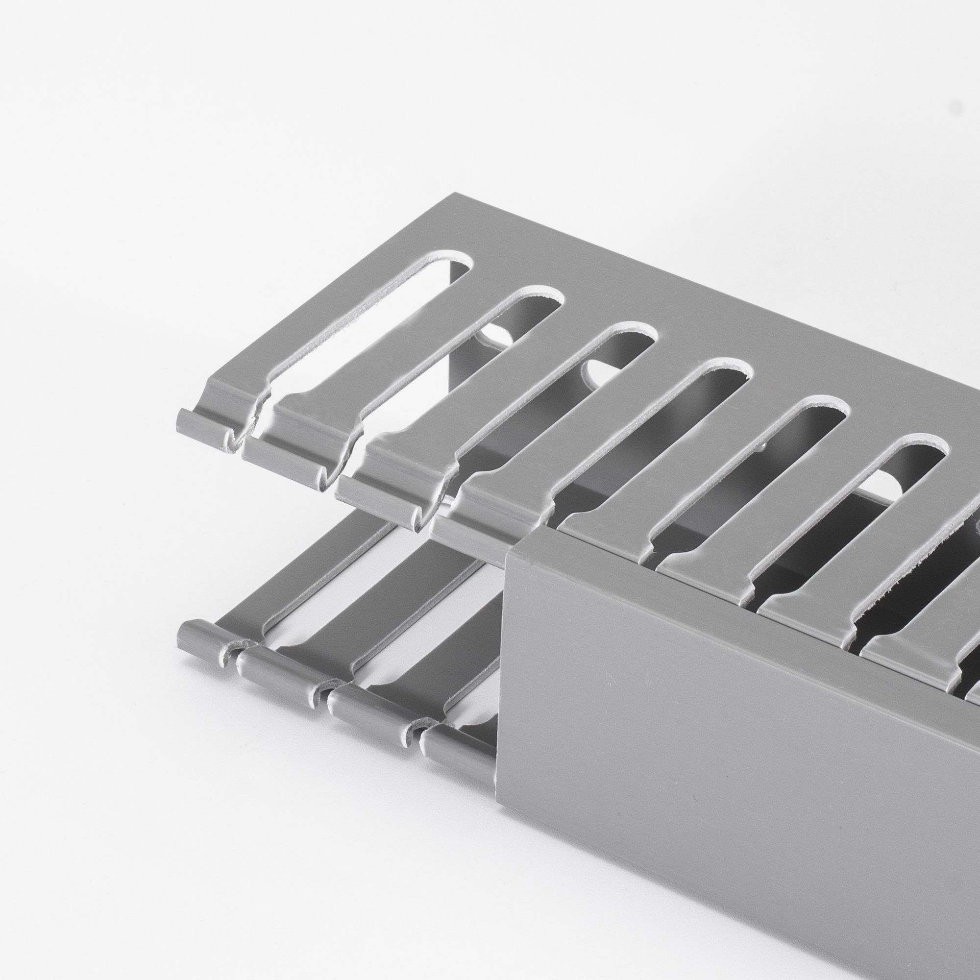 PVC Electrical Wire Sheathing Channel 100*100 PVC Plastic Wire Duct Cable Channel Cable Refurbishment Channel