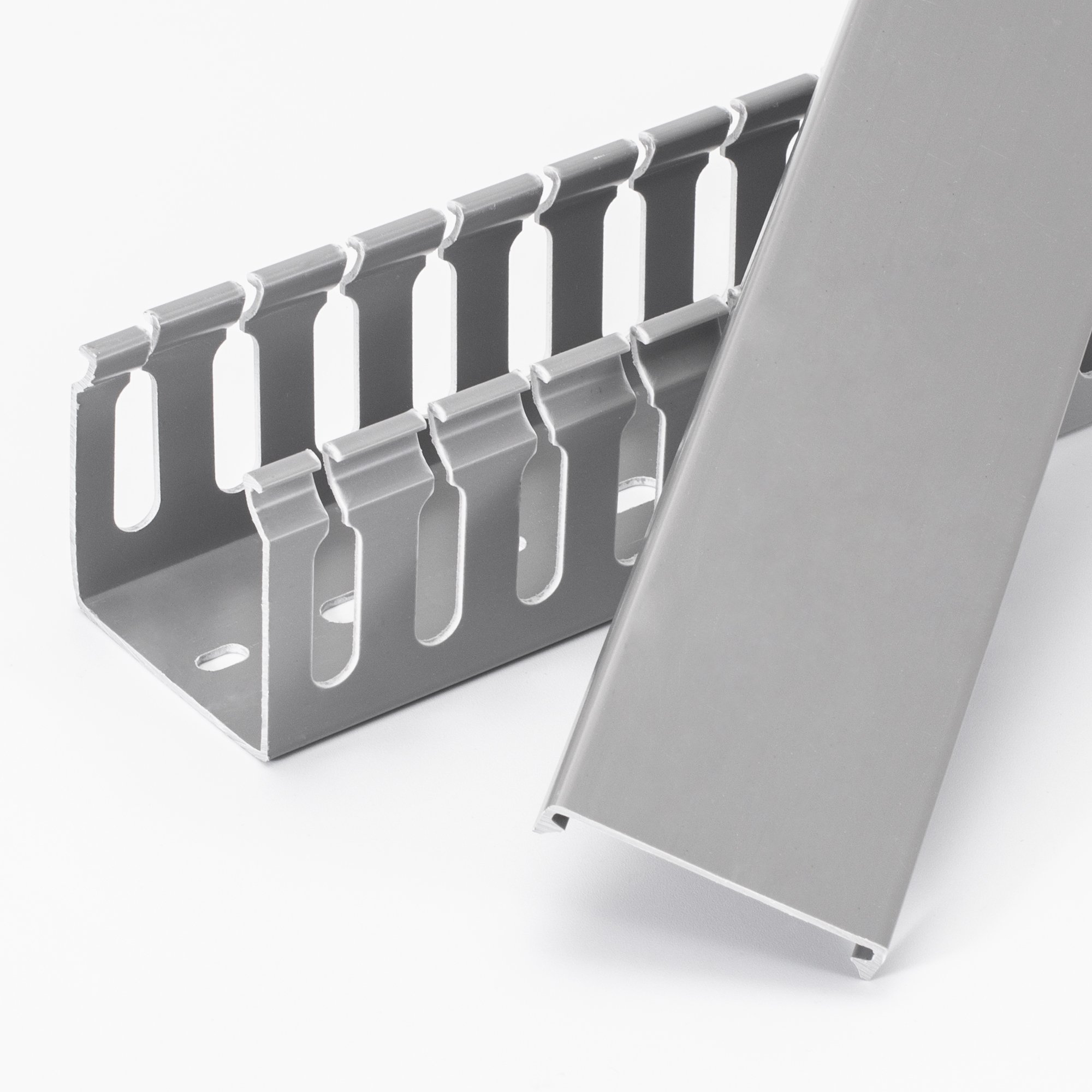 PVC Electrical Wire Sheathing Channel 100*100 PVC Plastic Wire Duct Cable Channel Cable Refurbishment Channel