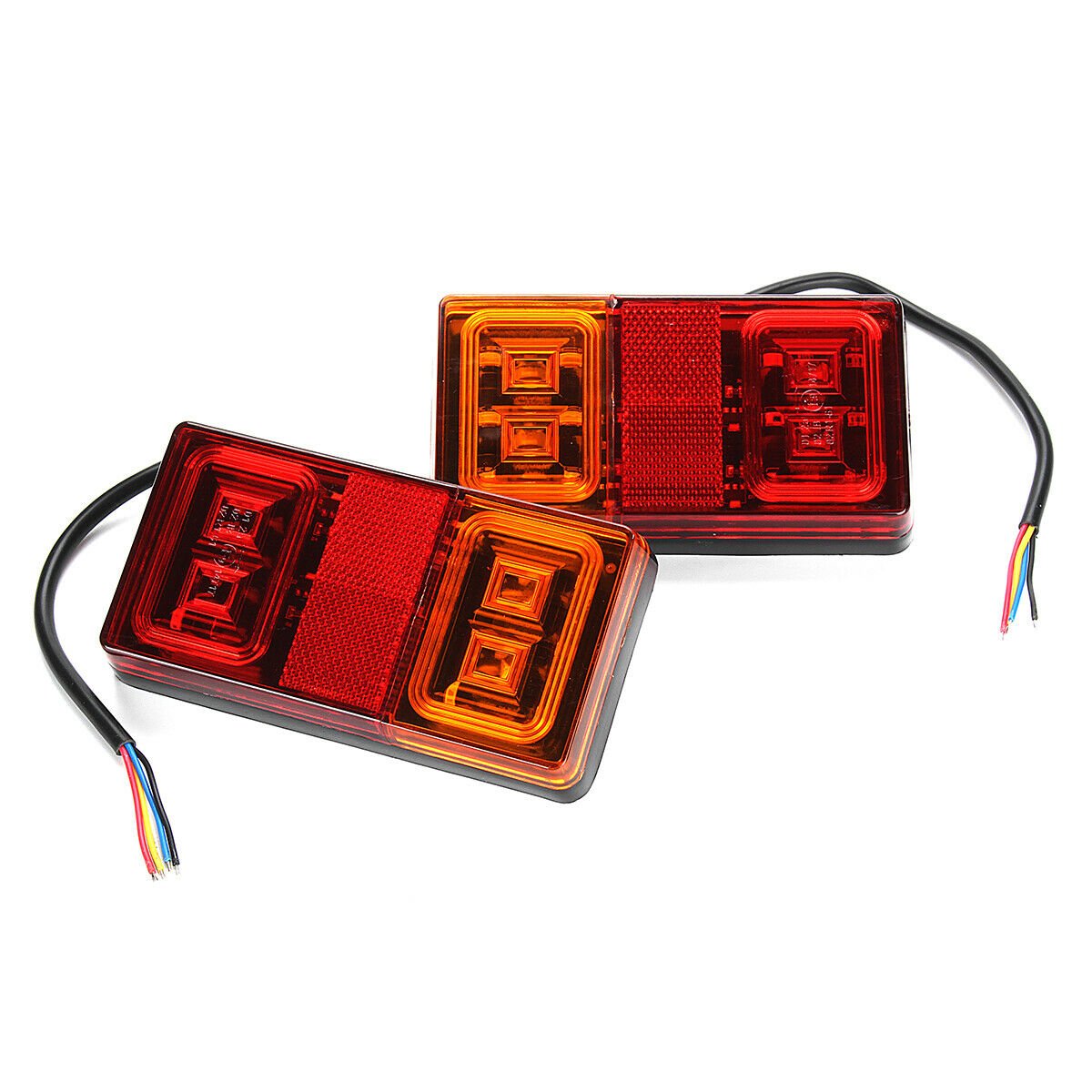 Ece E-mark 12v Tail Light Rear Lights Combination Vehicle Indicator Lights Running Stop Lamp Led Car for Caravan Truck Trailer