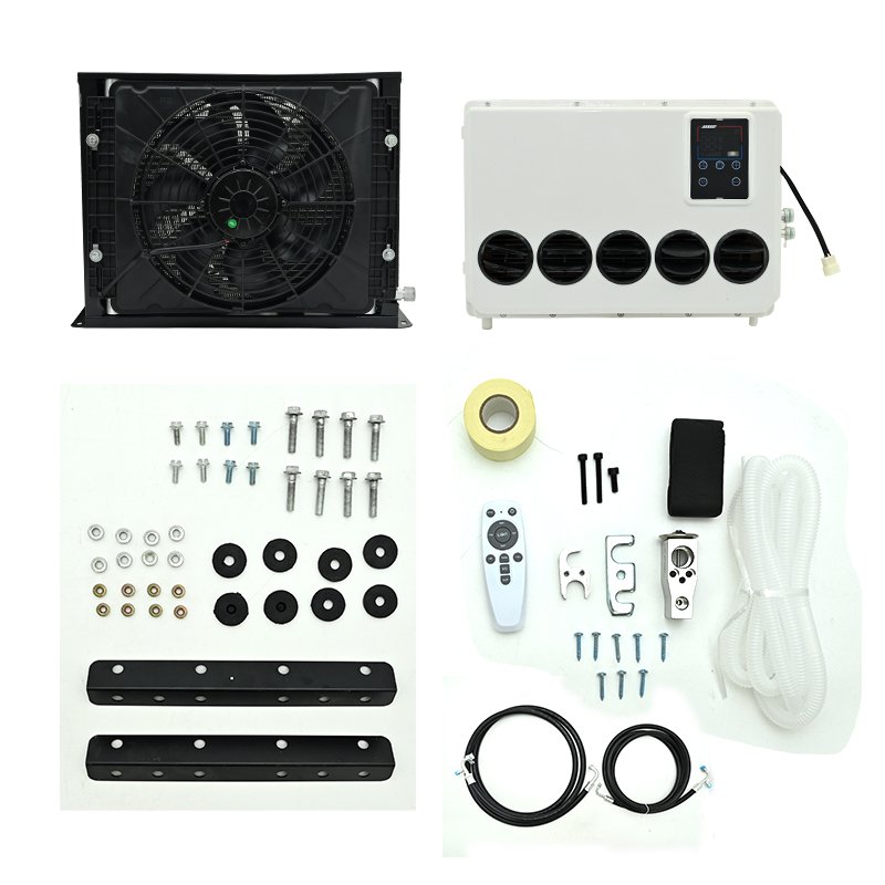 12v 24v Tractor Truck air Conditioner With 3 Speed Is Optional