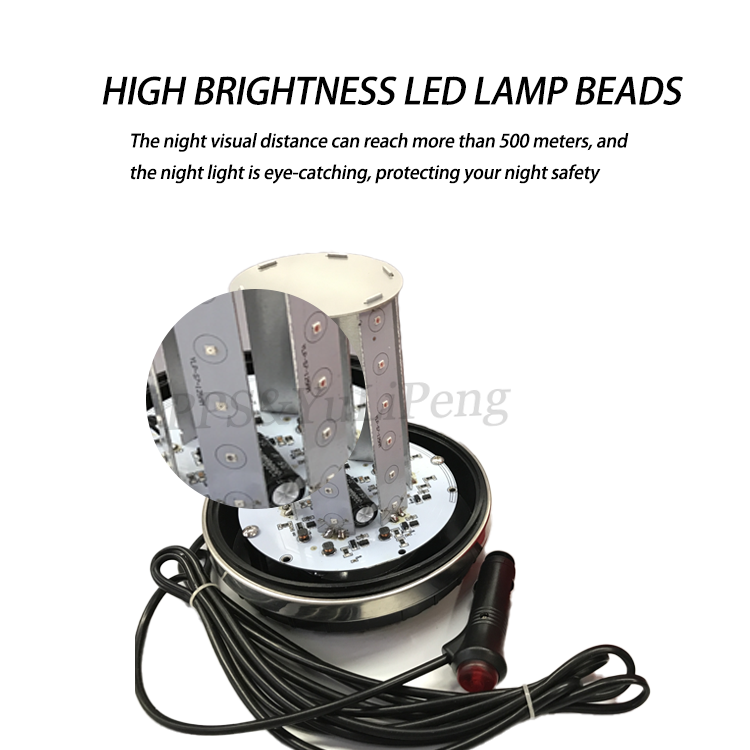 LED Car Truck Warning Flash Beacon Strobe Emergency Light School Bus Lamp Magnetic Base